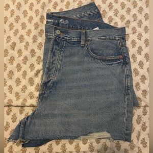 Old Navy Blue Denim A-Line Shorts